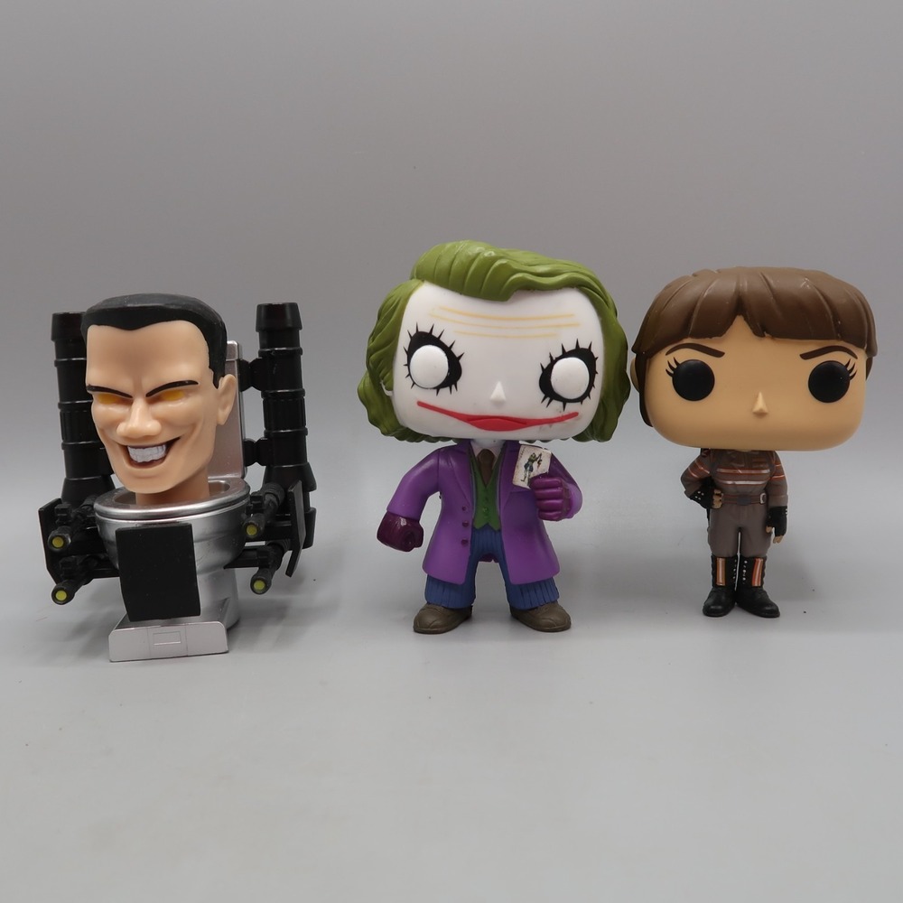 Funko Pop Lot SKIBIDI Toilet, Joker, Ghostbusters (2016) Erin Gilbert Figure Toy